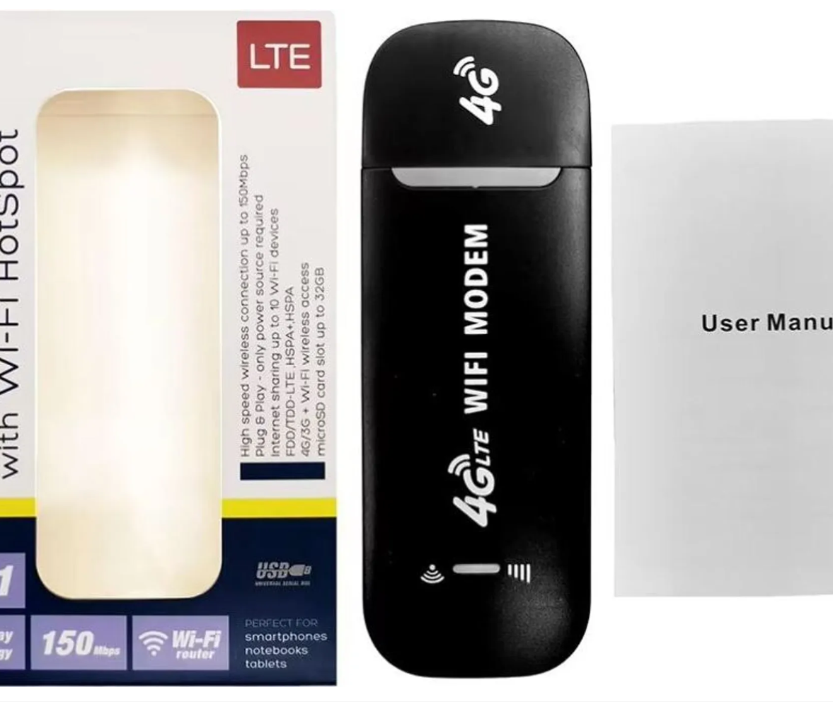 4G LTE WLAN USB Router Mobiles WIFI Hotspot Modem Auto Stick SIM Portabel mobiles Internet