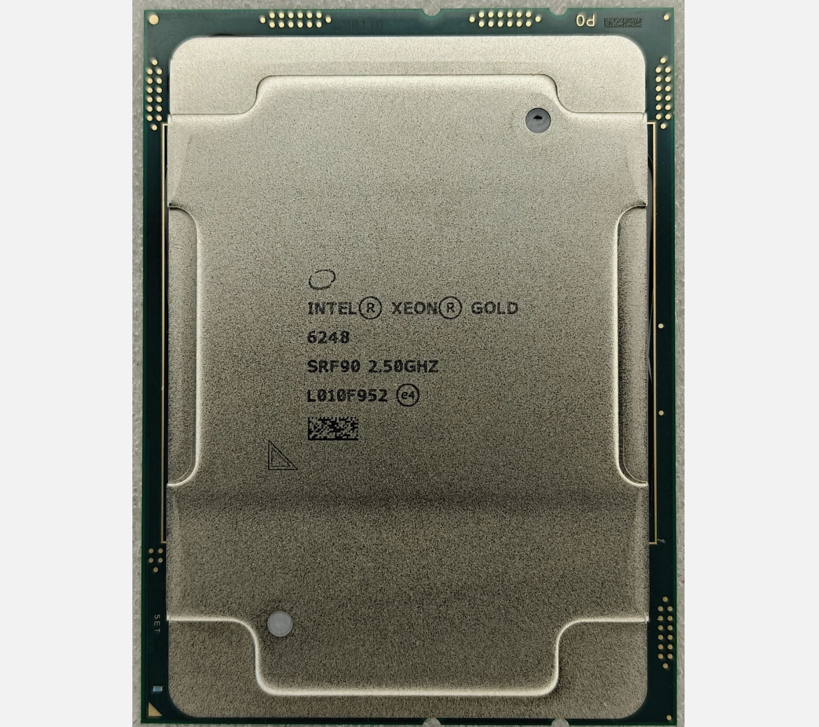 Intel Xeon Gold 6248 CPU LGA 3467 SRF90 2.50GHz 20 Kerne