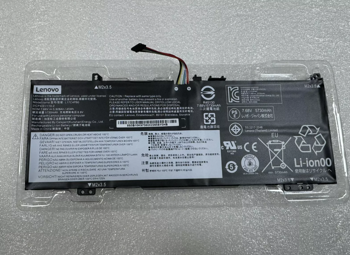 Lenovo L17C4PB0 L17M4PB0 Original Akku 5B10Q16067 für viele Modelle