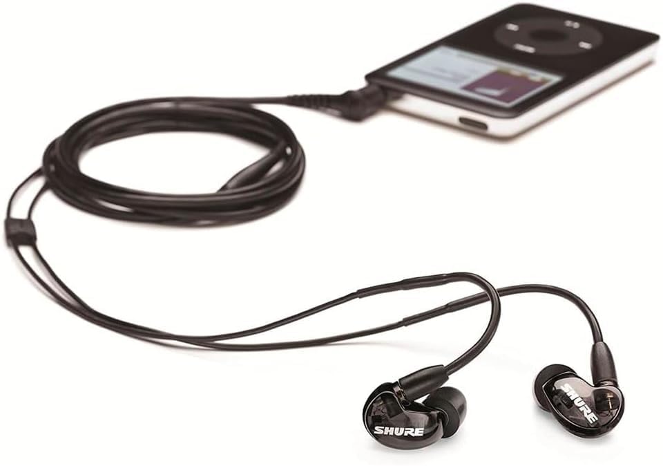 BULK Shure SE215-CL In-Ear Kopfhörer Sound Isolating Schwarz Transparent
