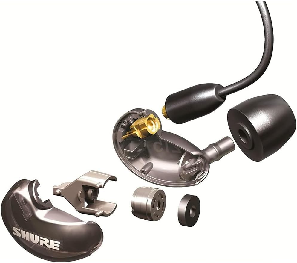BULK Shure SE215-CL In-Ear Kopfhörer Sound Isolating Schwarz Transparent