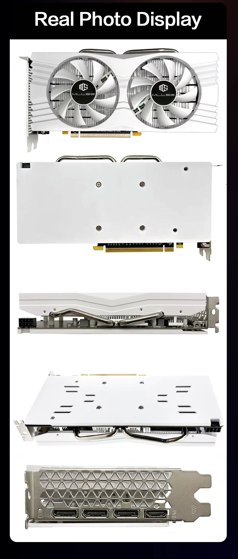 AMD RX 580 8GB 2048SP GDDR5 1284MHz Gaming Grafikkarte Weiß