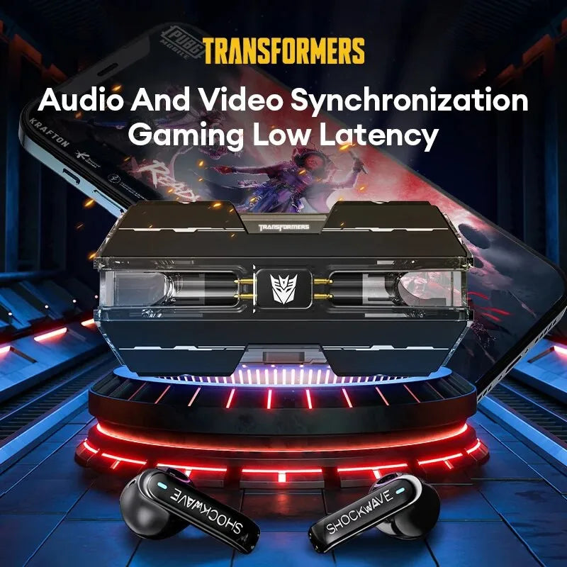 Transformers TF-T01 kabellose Bluetooth Kopfhörer TWS Outdoor Sport Headset 5.3 mit Touch Ohrhörer