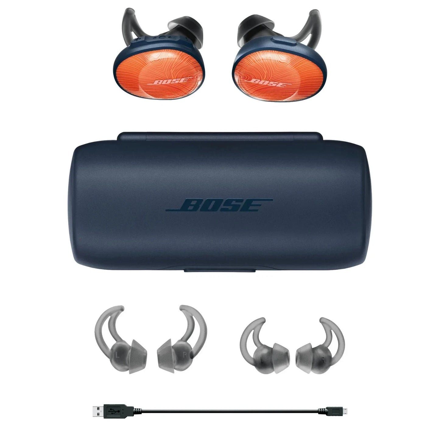 Bose SoundSport Free Wireless Bluetooth Sport In-Ear Kopfhörer Orange