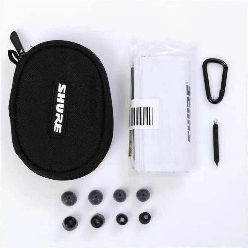 BULK Shure SE215-CL In-Ear Kopfhörer Sound Isolating Schwarz Transparent