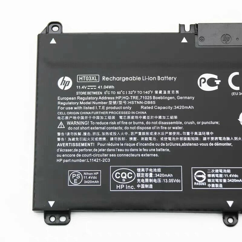 HP HT03XL Original Laptop Akku für Pavillion Serie 14-CE 14-CF 15-DA 15-CS 17-BY HSTNN-LB8M