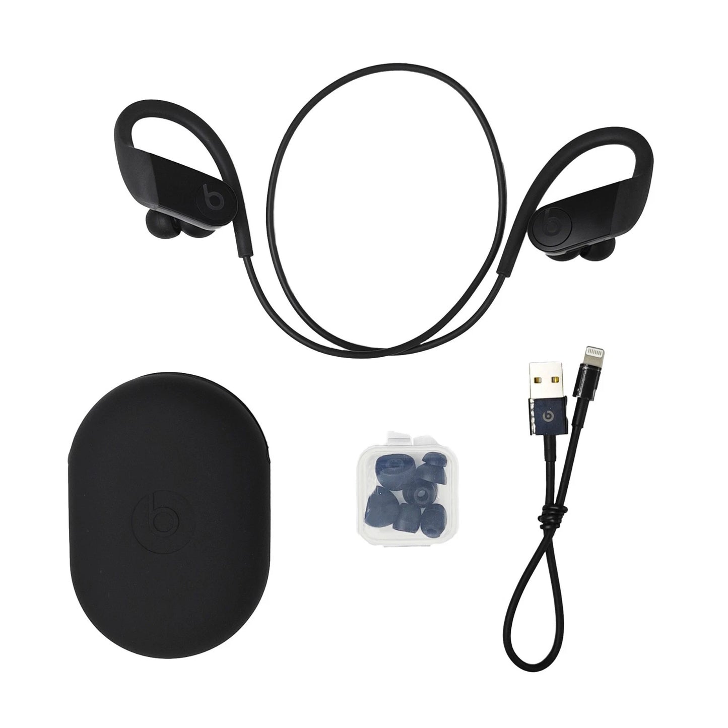 Beats by Dre Powerbeats 4 Wireless Bluetooth In-Ear Kopfhörer – Schwarz