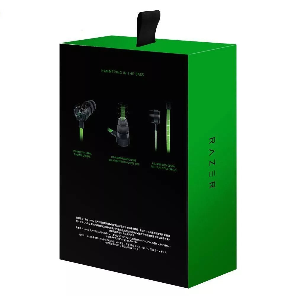 Razer Hammerhead Pro V2 In-Ear Gaming Kopfhörer 3.5 mm Anschluss Grün