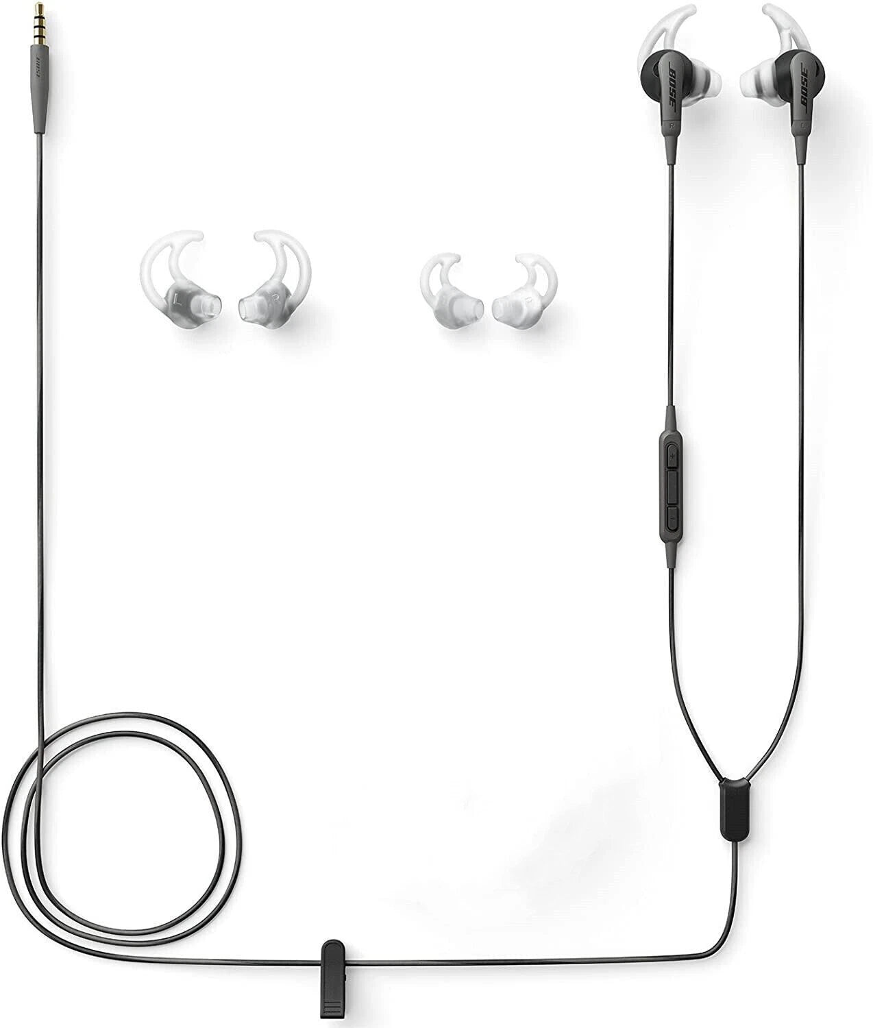 Bose SoundSport Schwarz In-Ear Kopfhörer mit 3,5mm Klinke – Sport & Fitness Kabel-Ohrhörer
