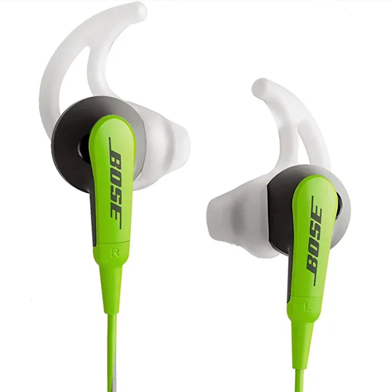 Bose SoundSport Grün In-Ear Kopfhörer mit 3,5mm Klinke – Sport & Fitness Kabel-Ohrhörer