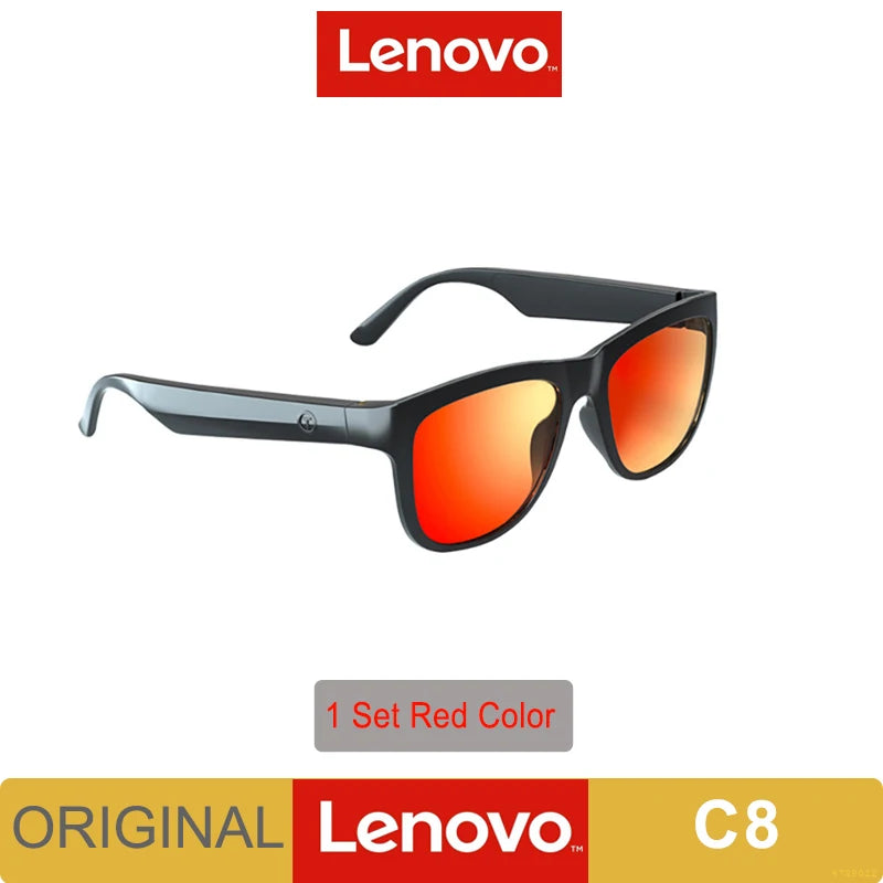 Lenovo Lecoo C8 Smart Brille Musik Lautsprecher Headset drahtlose Bluetooth Sonnenbrille Outdoor Sport Kopfhörer UV-Schutz
