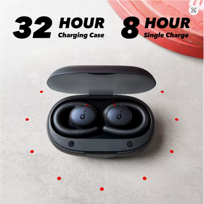 Soundcore Sport X10 True Wireless Bluetooth On-Ear Sport Kopfhörer Schwarz