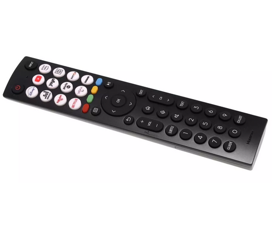 Original Hisense T336860 Fernbedienung kompatibel mit 43E7KQ / 50E77KQ / 55A6K Smart TV Fernseher