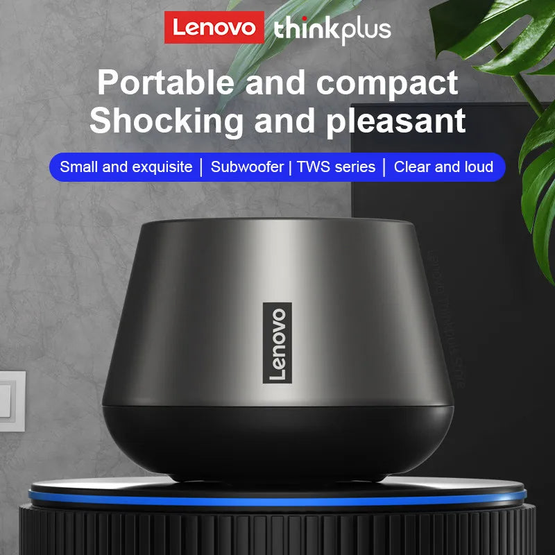 Lenovo K3 Pro Bluetooth Mini Lautsprecher mit extra Bass in Silber