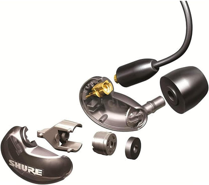 BULK Shure SE215-CL In-Ear Kopfhörer Sound Isolating Schwarz Transparent