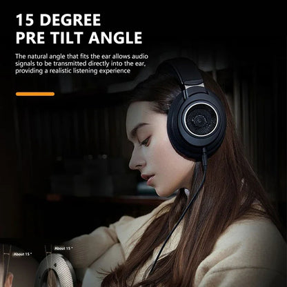 Philips SHP9600 Over-Ear HiFi Stereo Kopfhörer – Offenes Design – Schwarz