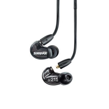 BULK Shure SE215-CL In-Ear Kopfhörer Sound Isolating Schwarz Transparent
