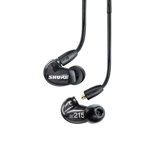 BULK Shure SE215-CL In-Ear Kopfhörer Sound Isolating Schwarz Transparent