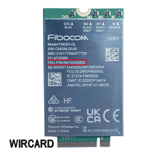 Fibcom FM350-GL 5G WAN Modem für Lenovo 5W11H85423