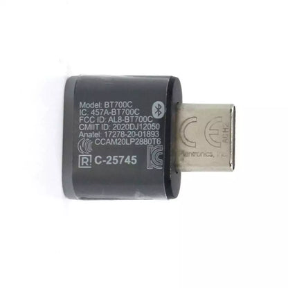 HP Poly BT700 USB-C Bluetooth Adapter High Fidelity Wireless Dongle