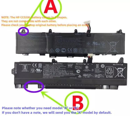 HP CC03XL Original Akku für L78555-005 | kompatibel mit EliteBook 830 G7 G8, 835 G7 G8, 840 G7 G8, 845 G7 G8, 850 G7 G8, 855 G7 G8 | Li-Ion, 53 Wh, 11,55 V
