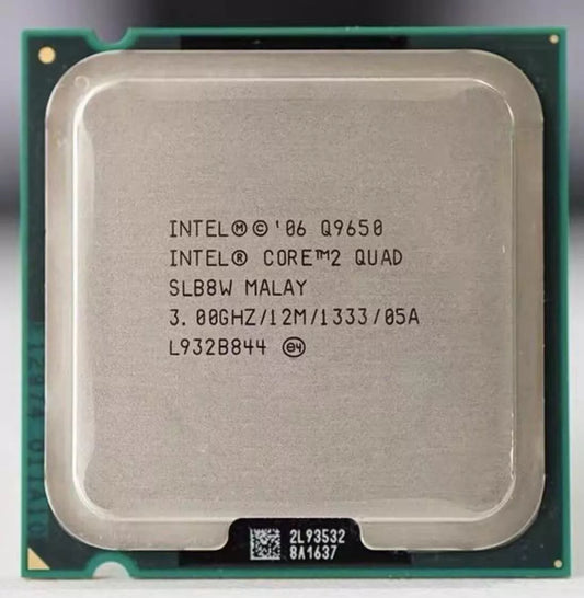 Intel Core 2 Quad Q9650 Quad Core CPU Socket LGA 775 3GHz 12MB Cache Refurbished