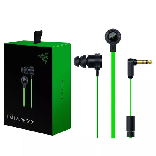 Razer Hammerhead Pro V2 In-Ear Gaming Kopfhörer 3.5 mm Anschluss Grün