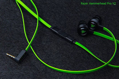 Razer Hammerhead Pro V2 In-Ear Gaming Kopfhörer 3.5 mm Anschluss Grün