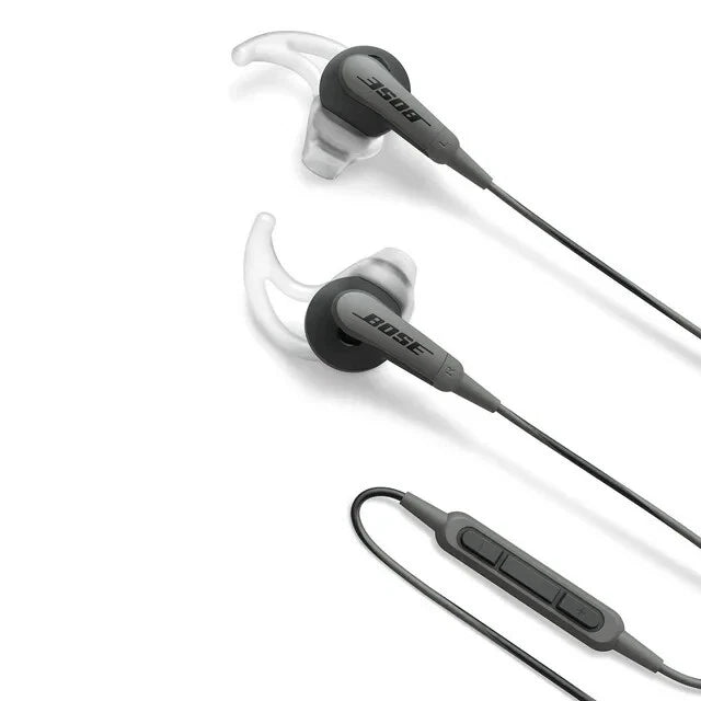 Bose SoundSport Schwarz In-Ear Kopfhörer mit 3,5mm Klinke – Sport & Fitness Kabel-Ohrhörer