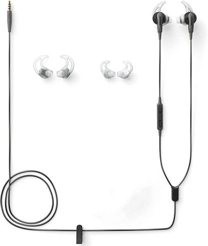 Bose SoundSport Schwarz In-Ear Kopfhörer mit 3,5mm Klinke – Sport & Fitness Kabel-Ohrhörer