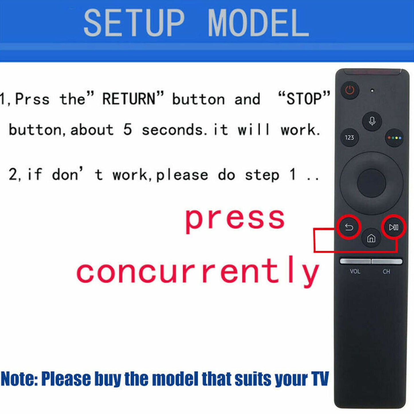 Original Samsung BN59-01266A Fernbedienung Smart Voice TV BN59-01275A