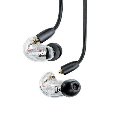 Shure SE215 Sound Isolating In-Ear Kopfhörer Ohrhörer 3,5 mm Anschluss - Transparent